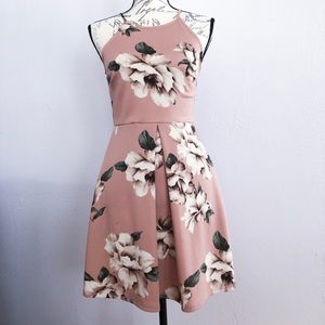 Floral Nude Dress